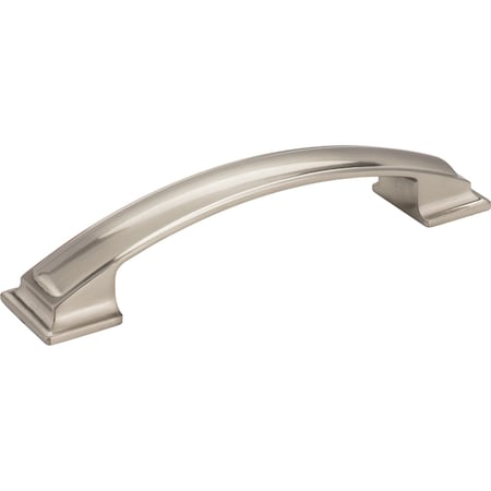 Jeffrey Alexander 128 mm Center-to-Center Satin Nickel Square Annadale Cabinet Pull 435-128SN